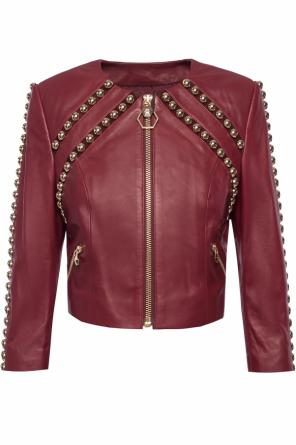 Cropped leather jacket, zdjęcie 1 Cropped leather jacket od Philipp Plein